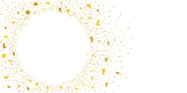 Altın parıltılı yıldız. 