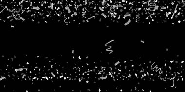 Siyah arka planda gümüş parlaklık dokusu.