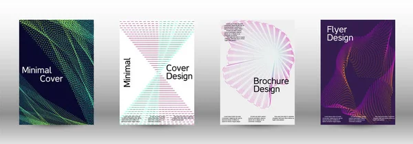 Cover design template set — Stock Vector