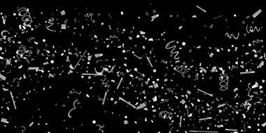 Siyah arka planda gümüş parlaklık dokusu.