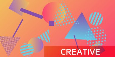 Geometrik soyut arkaplan.