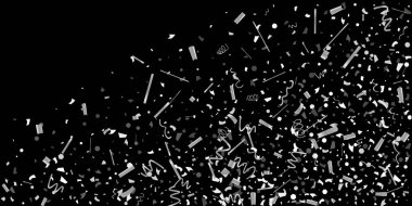 Siyah arka planda gümüş parlaklık dokusu.