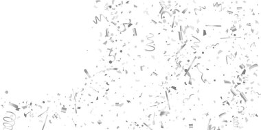 Beyaz arka planda gümüş parlaklık dokusu.