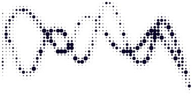 Noktalı yarım tonlu arka plan