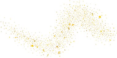 Altın parıltılı yıldız. 