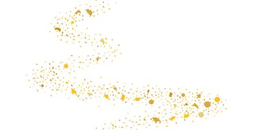 Altın parıltılı yıldız. 