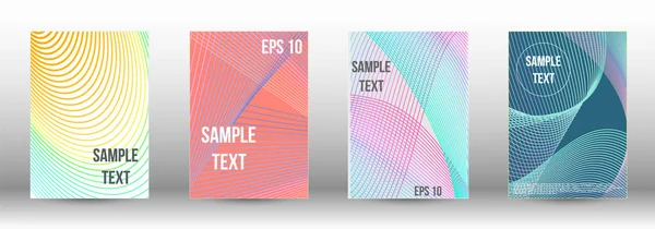 Arrière-plans créatifs avec gradient abstrait linéaire — Image vectorielle