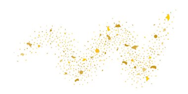 Altın parıltılı yıldız. 