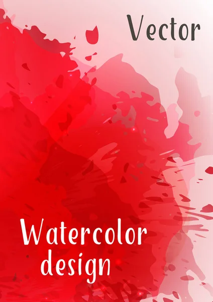 Vektor-Aquarell-Hintergrund. — Stockvektor