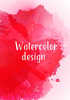 Vektör suluboya arkaplan.