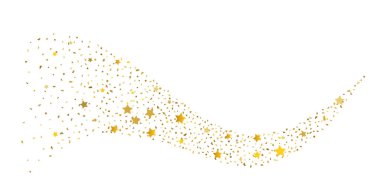 Altın parıltılı yıldız. 