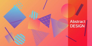 Geometrik soyut arkaplan.