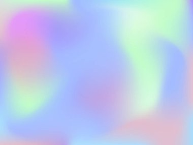 Bulanık gradyan ağ arkaplanı. Renkli yumuşak pankart şablonu. Moda yaratıcı vektör. Kapak için yoğun boş holografik spektrum gradyanı.