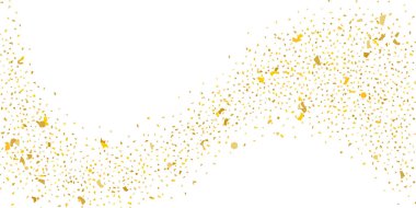 Altın parıltılı yıldız. 