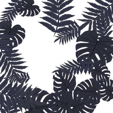  Vektör tropikal desen