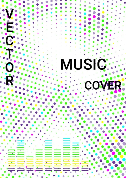 Modern musical cover — Stock Vector