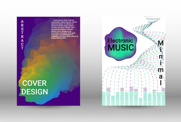 Moderne muzikale covers — Stockvector