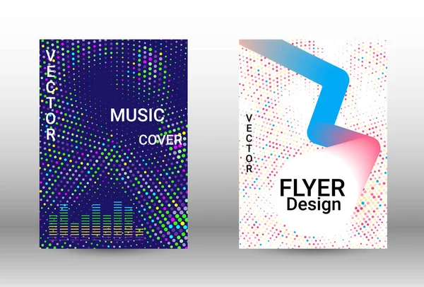 Modern musical covers — Stock Vector