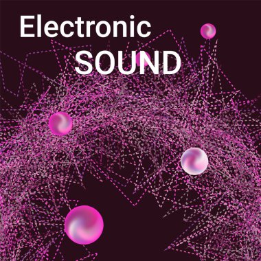 Modern müzik arkaplanı.