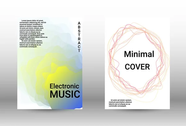 Moderne muzikale covers — Stockvector