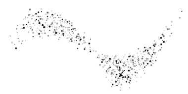 Gümüş parıltılı konfeti.