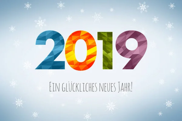 Frohes Neues Jahr 2019 — Stockfoto