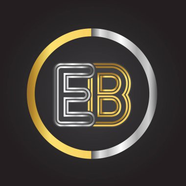 altın harfler EB vektör Illustration