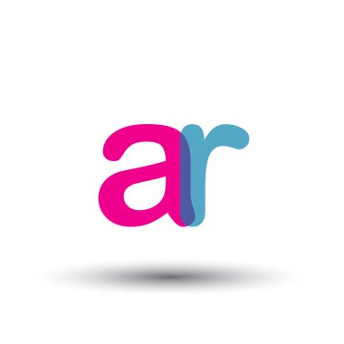 renkli vektör harfler ar