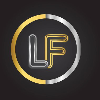 Altın harfler Eğer vektör çizim