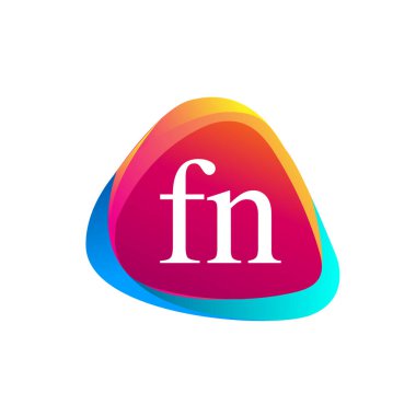 vektör çizim, alfabe harfleri fn