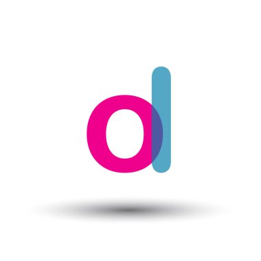 ol harfler ilk logo kimlik illüstrasyon