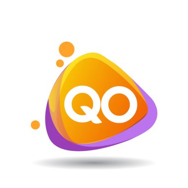 renkli vektör logo harfleri qo ile