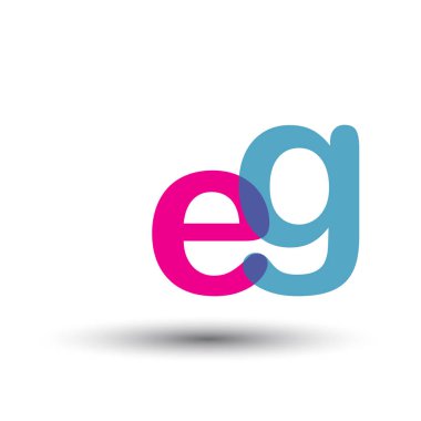 renkli vektör logo ile örneğin mektuplar