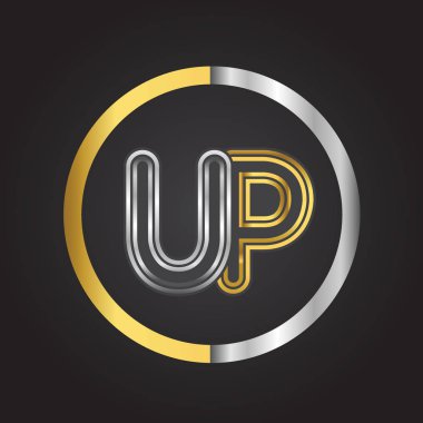 altın harfler vektör Illustration up