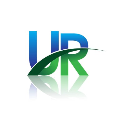 vektör çizimi mavi ve yeşil harfler,