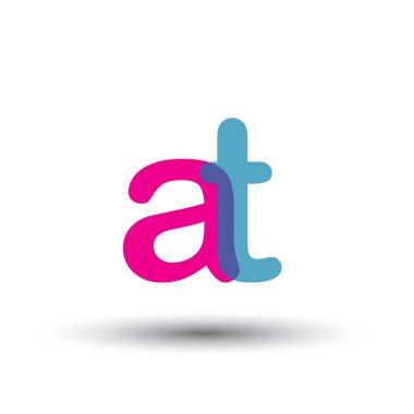 renkli vektör harflere