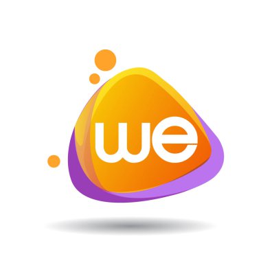 renkli vektör çizim, alfabe harfler biz