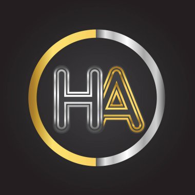 ha harf logo kimlik resimde ilk