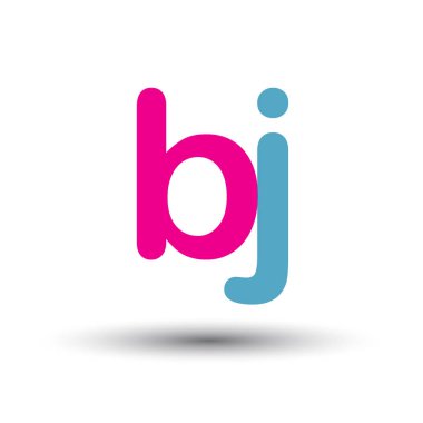 renkli vektör harfler bj