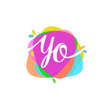 renkli vektör logo ile harfler