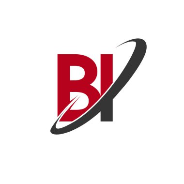 Bi mektup ilk logo kimlik illüstrasyon