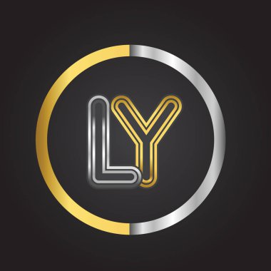 Altın harfler vektör çizim 