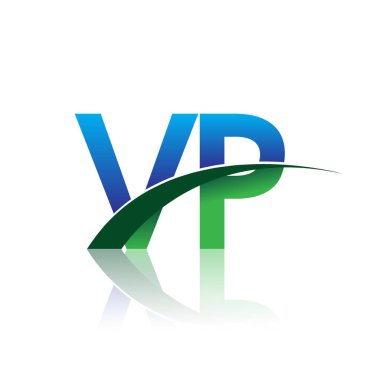 mavi ve yeşil vektör çizim vp mektuplar