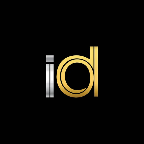 Letters Logotipo Inicial Ilustración Identidad — Vector de stock