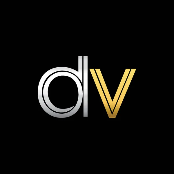 Brieven Eerste Logo Identiteit Illustratie — Stockvector