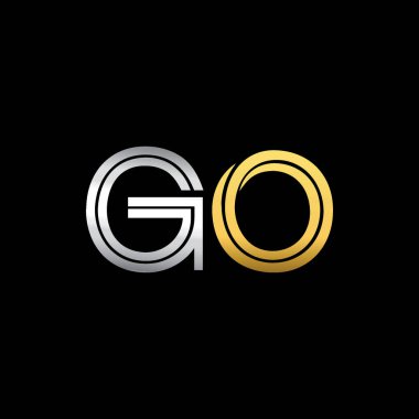  harfler ilk logo kimlik illüstrasyon git