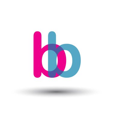 renkli vektör harfler bb