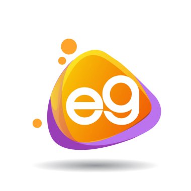 renkli vektör logo ile örneğin mektuplar