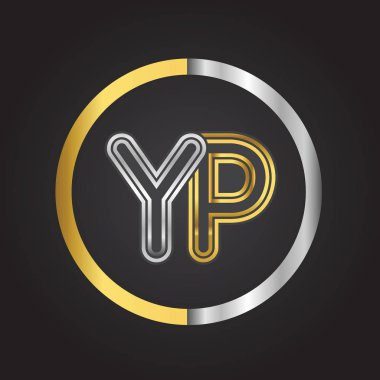 Gümüş altın harfler yp ile vektör çizim