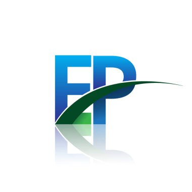 vektör çizim, alfabe harfleri ep